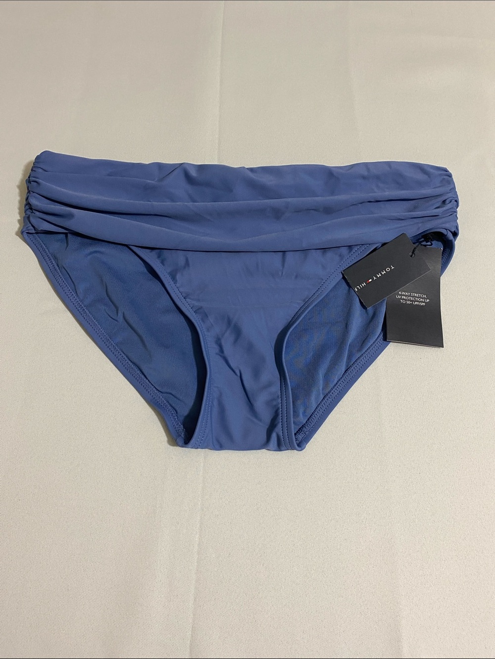 TOMMY HILFIGER Rouched Fold-over Bikini Bottom Size S